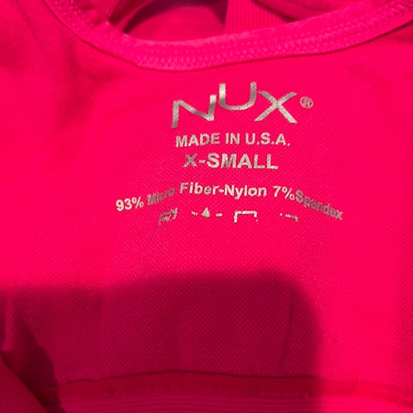 NWOT, Nux, women’s athletic double strap, crisscross-back cami, shelf bra - Picture 6 of 7